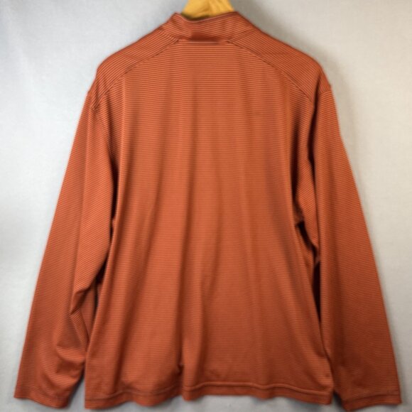 Cutter & Buck Pullover Mens XXL Virtue Eco Pique Micro Stripe Recycled 3/4 Zip O - Picture 12 of 13